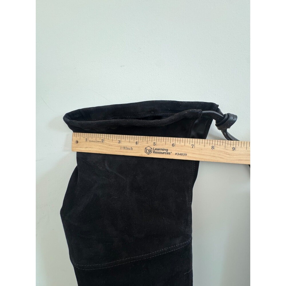 Stuart Weitzman Black Suede Over The Knee Thigh High Boots 9M Made Spain - Picture 14 of 14
